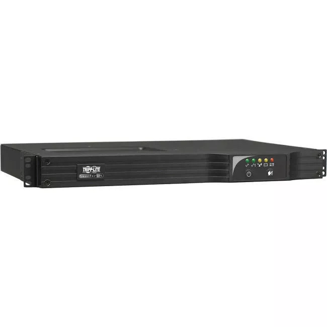 Tripp Lite SMART750RM1U UPS SmartPro 120V 750VA 600W Line-Interactive Sine Wave UPS 1U Rack/Vertical Network Management Card Options USB DB9 Serial