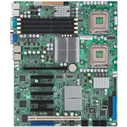 Supermicro MBD-X7DWE-O Server Motherboard - 2x Socket J LGA-771 - Intel 5400 - 4x DDR2 - RAID - ATX