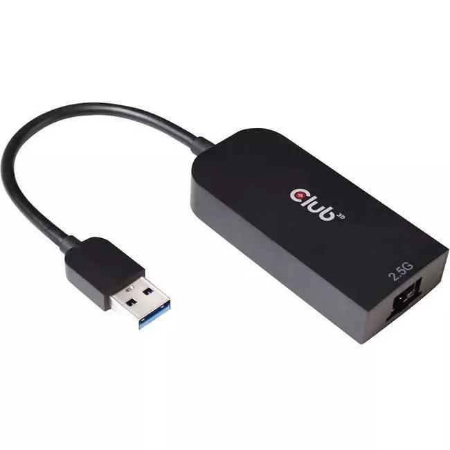 Club 3D CAC-1420 USB 3.2 Gen1 Type A to RJ45 2.5 Gbps Ethernet Adapter