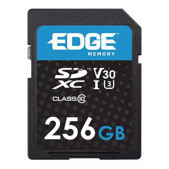 EDGE PE256814 256 GB SDXC VSC (V30 U3) Memory Card