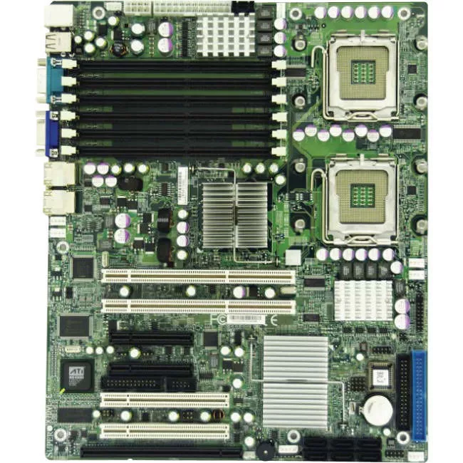 Supermicro MBD-X7DVL-E-O Server Motherboard - 2x Socket J LGA-771 - Intel 5000V - 6x DDR2 - RAID - ATX