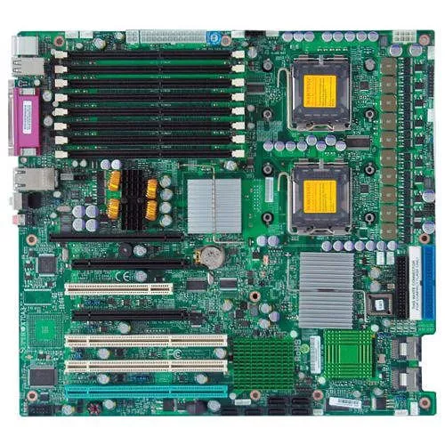 Supermicro MBD-X7DA3-B Server Motherboard - 2x Socket J LGA-771 - Intel 5000X - 8x DDR2 - RAID - 1x PCIe x16 - EATX