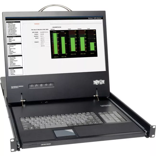 Tripp Lite B021-000-17 1U Rack-Mount Console with 17-in. LCD w/ KVM Cable Kit