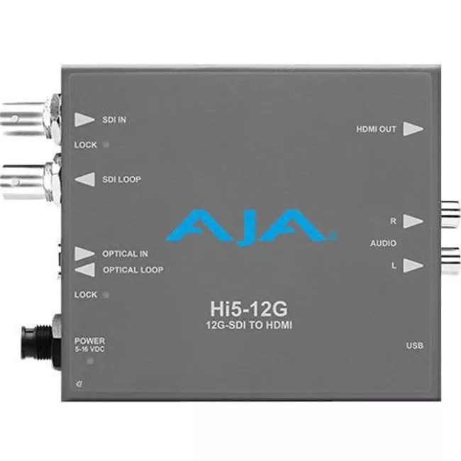 AJA HI5-12G-R0 12G-SDI to HDMI 2.0 Converter