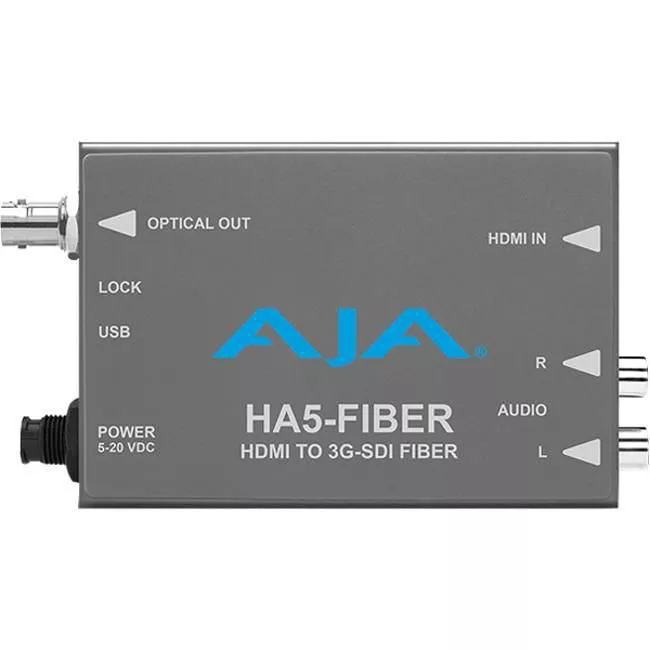 AJA HA5-FIBER-R0 HA5 with ST Fiber output, HDMI to 3G-SDI Protocol on Fiber