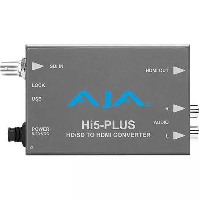 AJA HI5-PLUS-R0 3G-SDI to HDMI with PsF to P support - with 1 meter HDMI cable