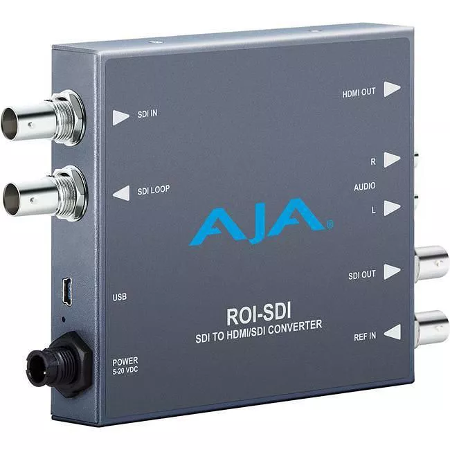 AJA ROI-SDI-R0 3G-SDI to HDMI/3G-SDI Scan Converter with ROI Scaling