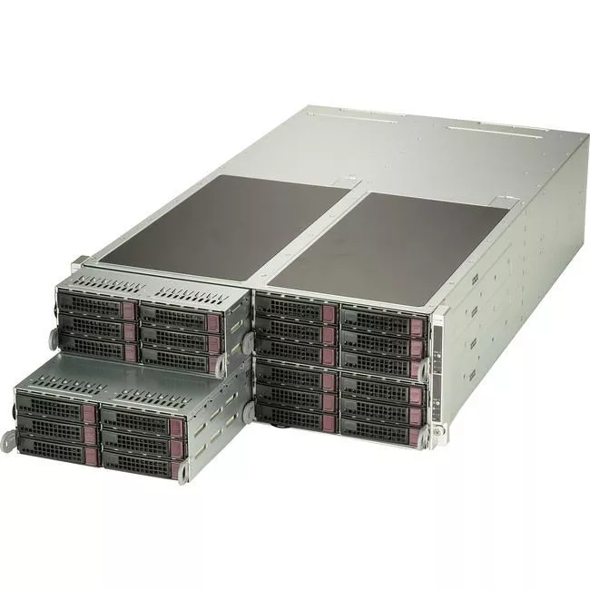 Supermicro SYS-F629P3-RTB 4U 4 Node Rack Barebone- Intel C621 Chipset - 2 x Intel Socket P LGA 3647