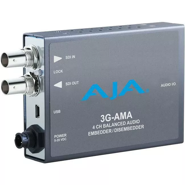 AJA 3G-AMA-R0 3G-SDI 4-Ch Analog Audio Embedder/Disembedder