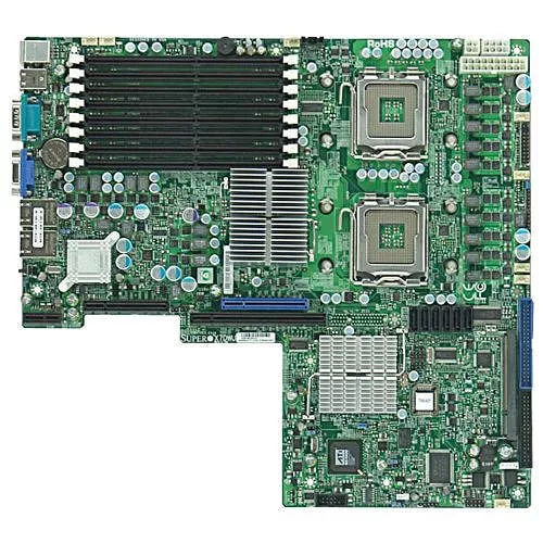 Supermicro MBD-X7DWU-B Server Motherboard - 2x Socket J LGA-771 - Intel 5400 - 8x DDR2 - RAID
