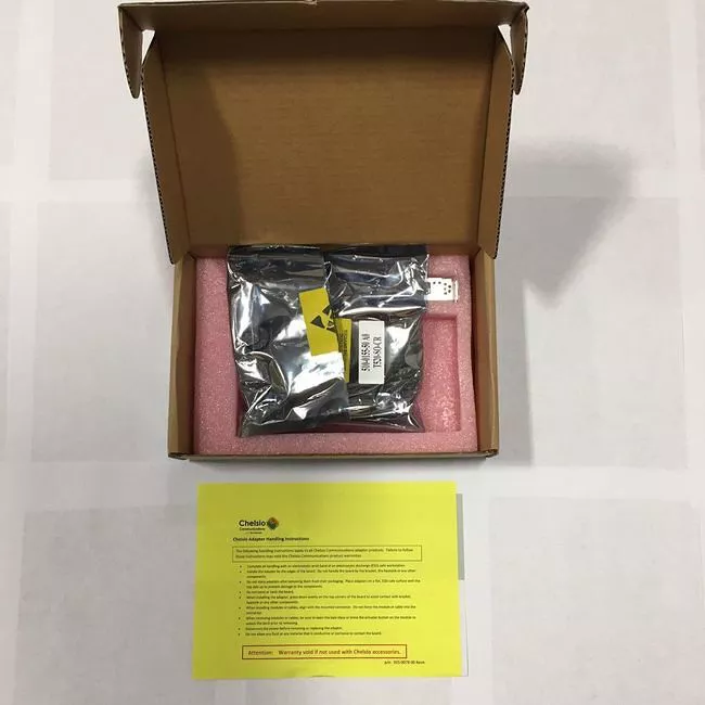 Chelsio T520-SO-CR 2-port Low Pro 1/10GbE Server Offload Adapter W/ PCI-E x8