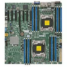Supermicro MBD-X10DRH-I-O Server Motherboard - 2x Socket LGA 2011-v3 - Intel C612 - 16x DDR4 - RAID - 1x PCIe x16 - 3x RJ-45 - EATX