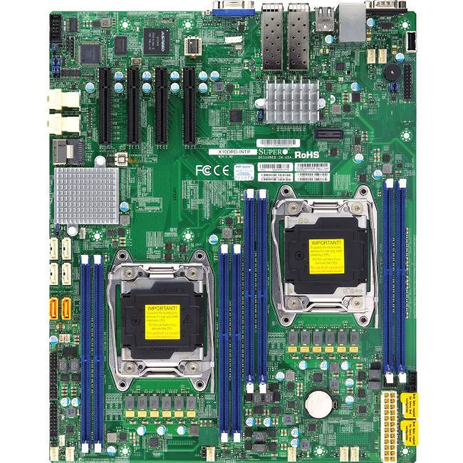 Supermicro MBD-X10DRD-INTP-O Server Motherboard - 2x Socket LGA 2011-v3 - Intel C612 - 8x DDR4 - RAID - EATX