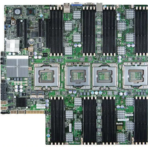 Supermicro MBD-X8QB6-F-B Server Motherboard - 4x Socket LGA-1567 - Intel E7500 - 32x DDR3 - RAID