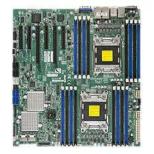 Supermicro MBD-X9DR7-LN4F-O Server Motherboard - 2x Socket R LGA-2011 - Intel C602 - 16x DDR3 - RAID - 2x PCIe x16 - 5x RJ-45 - EATX