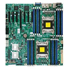 Supermicro MBD-X9DRH-7F-O Server Motherboard - 2x Socket R LGA-2011 - Intel C602-J - 16x DDR3 - RAID - 5x PCIe x16 - 3x RJ-45 - EATX
