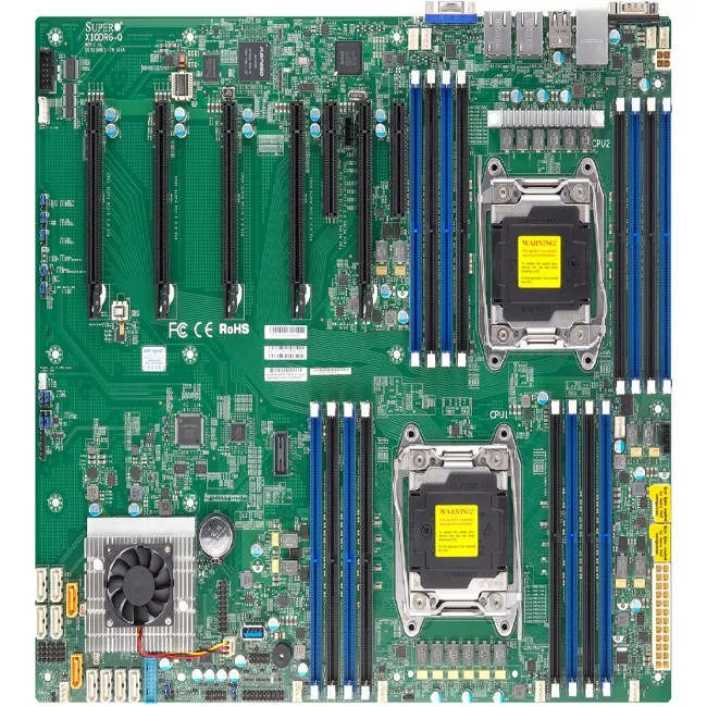 Supermicro MBD-X10DRG-Q-B Server Motherboard - 2x Socket LGA 2011-v3 - Intel C612 - 16x DDR4 - RAID - 4x PCIe x16 - Proprietary Form Factor
