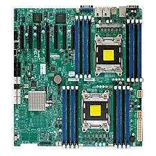 Supermicro MBD-X9DRH-IF-B Server Motherboard - 2x Socket R LGA-2011 - Intel C602 - 16x DDR3 - RAID - 5x PCIe x16 - 3x RJ-45 - EATX