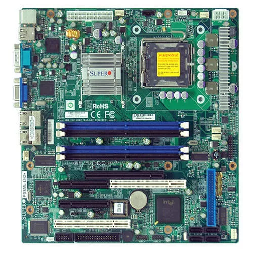 Supermicro MBD-PDSML-E+-O Desktop Motherboard - 1x Socket T LGA-775 - Intel 3010 - 4x DDR2 - RAID - Micro ATX