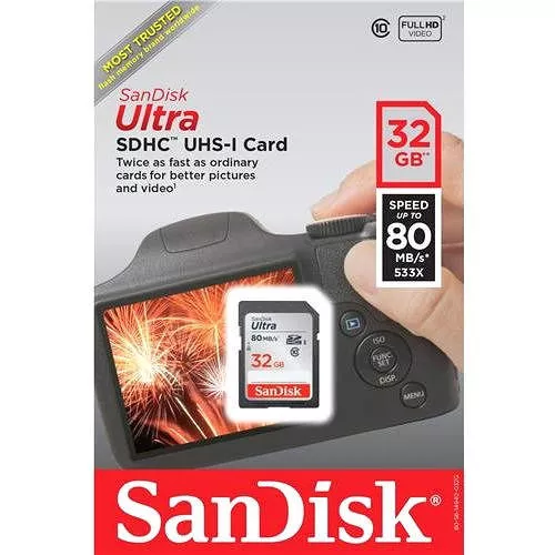 SanDisk SDSDUNC-032G-AN6IN Ultra 32 GB 10/UHS-I SDHC Class
