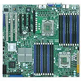 Supermicro MBD-X8DTN+-B Server Motherboard - 2x Socket B LGA-1366 - Intel 5520 - 18x DDR3 - RAID - EATX