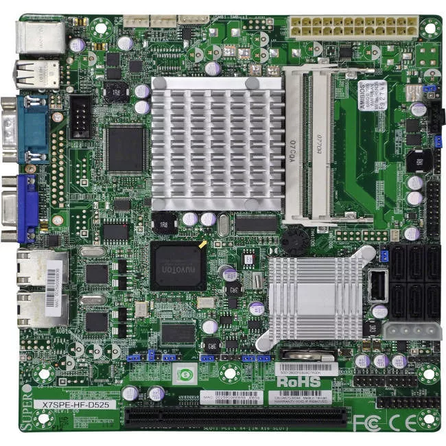Supermicro MBD-X7SPE-HF-B Desktop Motherboard - Intel ICH9R - 2x DDR2 - RAID - 1x PCIe x16 - 2x RJ-45 - Flex ATX