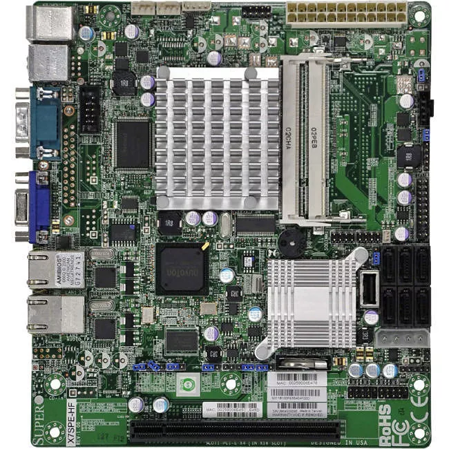 Supermicro MBD-X7SPE-HF-O Desktop Motherboard - Intel ICH9R - 2x DDR2 - RAID - 1x PCIe x16 - 2x RJ-45 - Flex ATX
