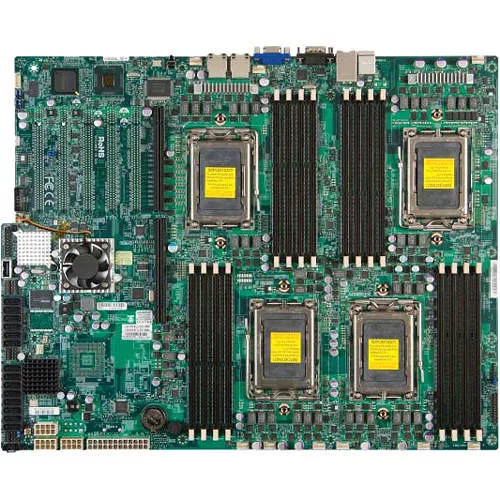 Supermicro MBD-H8QGL-6F+-B Server Motherboard - 4x Socket G34 LGA-1944 - AMD SR5690 - 16x DDR3 - RAID - 1x PCIe x16 - 3x RJ-45 - SWTX