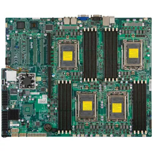 Supermicro MBD-H8QGL-6F+-O Server Motherboard - 4x Socket G34 LGA-1944 - AMD SR5690 - 16x DDR3 - RAID - 1x PCIe x16 - 3x RJ-45 - SWTX