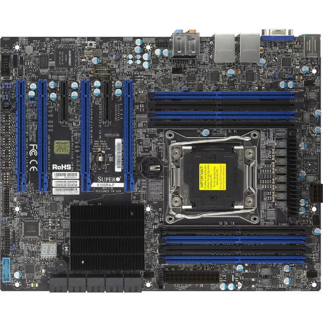 Supermicro MBD-X10SRA-F-O Server Motherboard - 1x Socket LGA 2011-v3 - Intel C612 - 8x DDR4 - RAID - 4x PCIe x16 - 2x RJ-45 - ATX