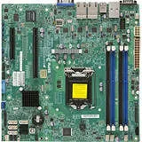 Supermicro MBD-X10SLM+-LN4F-O Server Motherboard - 1x Socket H3 LGA-1150 - Intel C224 - 4x DDR3 - RAID - 1x PCIe x16 - 5x RJ-45 - Micro ATX