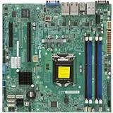 Supermicro MBD-X10SLM+-LN4F-B Server Motherboard - 1x Socket H3 LGA-1150 - Intel C224 - 4x DDR3 - RAID - 1x PCIe x16 - 5x RJ-45 - Micro ATX