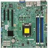 Supermicro MBD-X10SLM+-F-B Server Motherboard - 1x Socket H3 LGA-1150 - Intel C224 - 4x DDR3 - RAID - 1x PCIe x16 - 3x RJ-45 - Micro ATX