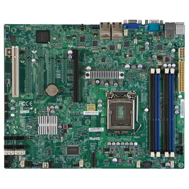 Supermicro MBD-X9SCI-LN4F-O Server Motherboard - 1x Socket H2 LGA-1155 - Intel C204 - 4x DDR3 - RAID - 1x PCIe x16 - 5x RJ-45 - ATX
