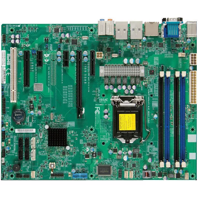 Supermicro MBD-X9SAE-B Desktop Motherboard - 1x Socket H2 LGA-1155 - Intel C216 - 4x DDR3 - RAID - 1x PCIe x16 - 2x RJ-45 - ATX