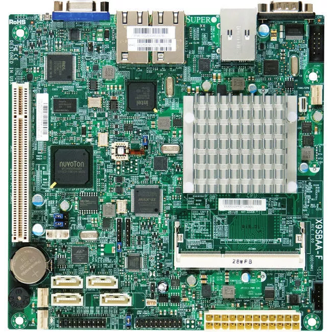 Supermicro MBD-X9SBAA-O Desktop Motherboard - Intel 1x DDR3 - RAID - 2x RJ-45 - Mini ITX