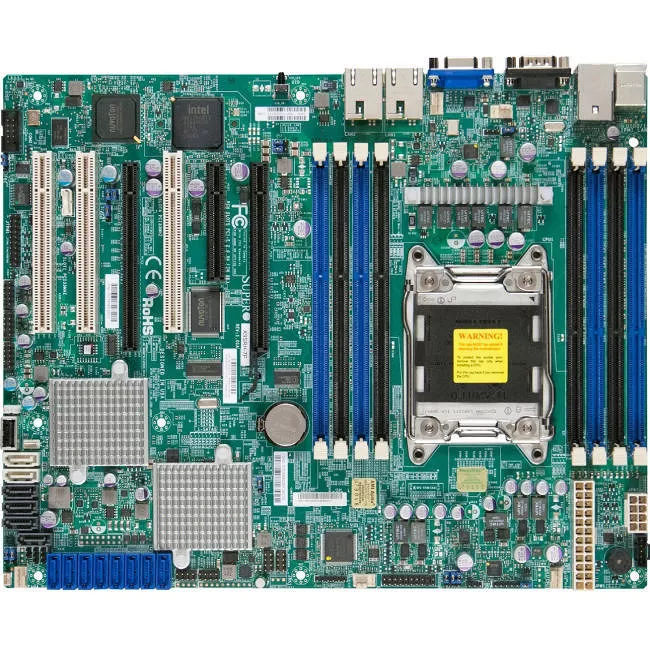 Supermicro MBD-X9SRH-7F-B Server Motherboard - 1x Socket R LGA-2011 - Intel C602-J - 8x DDR3 - RAID - 2x PCIe x16 - ATX