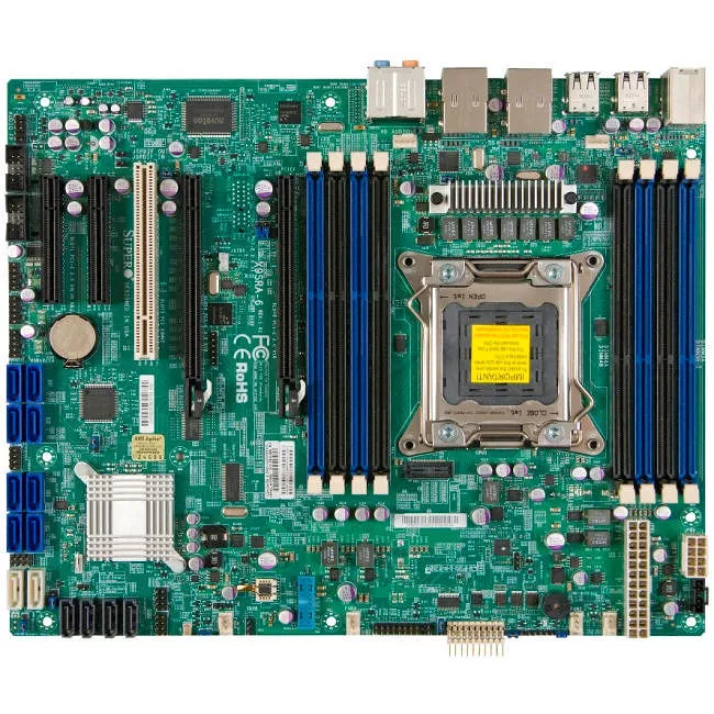 Supermicro MBD-X9SRA-O Server Motherboard - 1x Socket R LGA-2011 - Intel C602 - 8x DDR3 - RAID - 2x PCIe x16 - 2x RJ-45 - ATX