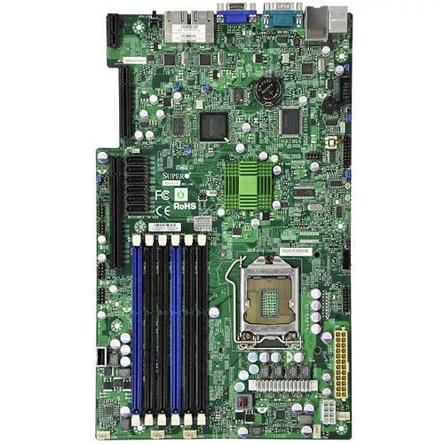 Supermicro MBD-X8SIU-F-B Server Motherboard - 2x Socket H LGA-1156 - Intel 3420 - 6x DDR3 - RAID