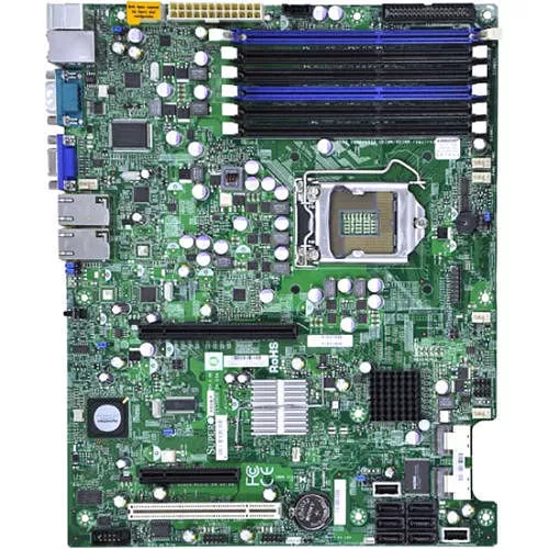 Supermicro MBD-X8SIE-F-B Server Motherboard - 1x Socket B LGA-1366 - Intel 3420 - 6x DDR3 - RAID - 1x PCIe x16 - ATX