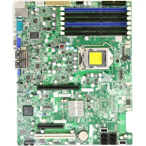 Supermicro MBD-X8SIE-LN4-B Server Motherboard - 1x Socket H LGA-1156 - Intel 3420 - 6x DDR3 - RAID - 1x PCIe x16 - 4x RJ-45 - ATX