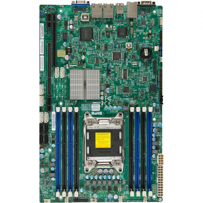 Supermicro MBD-X9SRW-F-O Server Motherboard - 1x Socket R LGA-2011 - Intel C602 - 8x DDR3 - RAID - 3x PCIe x16 - 3x RJ-45 - Proprietary Form Factor