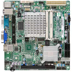 Supermicro MBD-X7SPA-L-B Server Motherboard - 1x Socket BGA-559 - Intel 2x DDR2 - Mini ITX