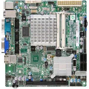 Supermicro MBD-X7SPA-HF-D525-O Desktop Motherboard - 1x Intel ICH9R - 2x DDR3 - RAID - 1x PCIe x16 - Mini ITX