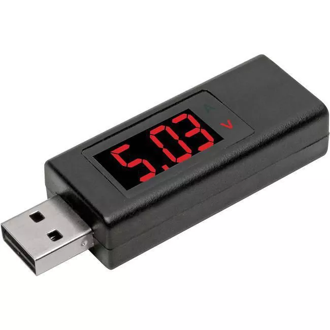 Tripp Lite T050-001-USB-A USB-A Voltage and Current Tester Kit - LCD Screen USB 3.1 Gen 1 M/F
