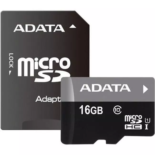 ADATA AUSDH16GUI3V30S-RA1 Premier Pro 16 GB UHS-I U3 V30S MicroSDHC with Adapter
