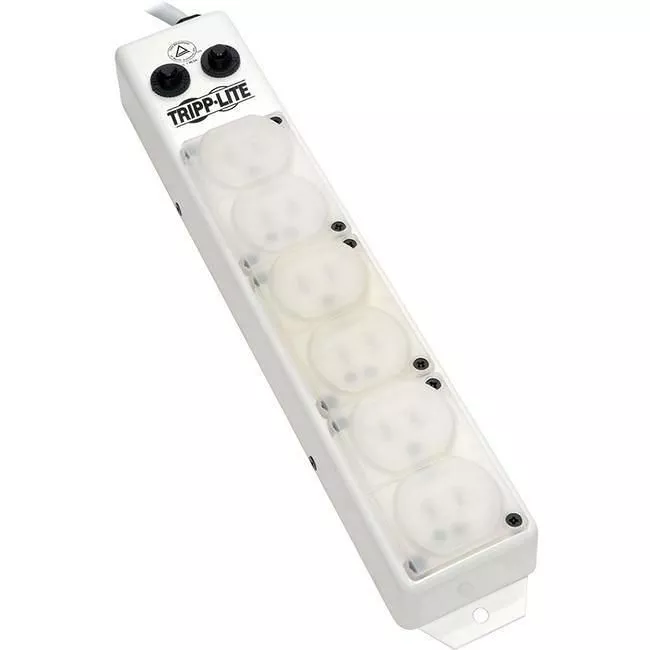 Tripp Lite PS-615-HG-OEMRA Safe-IT UL 1363A Medical-Grade Power Strip for Patient-Care Vicinity 6x Hospital-Grade Outlets 15 ft. Right-Angle Cord
