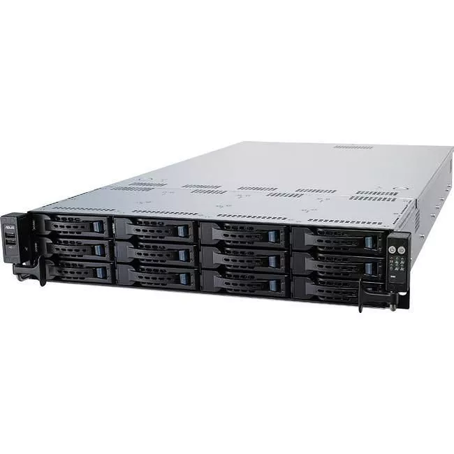 ASUS RS720-E9-RS12-E 2U Server Barebone - 2x LGA 3647 - Intel C621 - 12x 3.5 or 2.5" Drive Bay