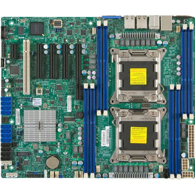 Supermicro MBD-X9DRL-3F-O Server Motherboard - 2x Socket R LGA-2011 - Intel C606 - 8x DDR3 - RAID - 3x RJ-45 - ATX