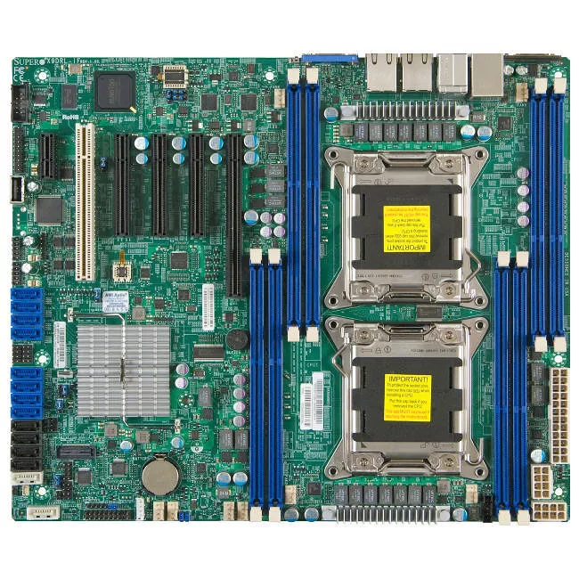 Supermicro MBD-X9DRL-3F-B Server Motherboard - 2x Socket R LGA-2011 - Intel C606 - 8x DDR3 - RAID - 3x RJ-45 - ATX